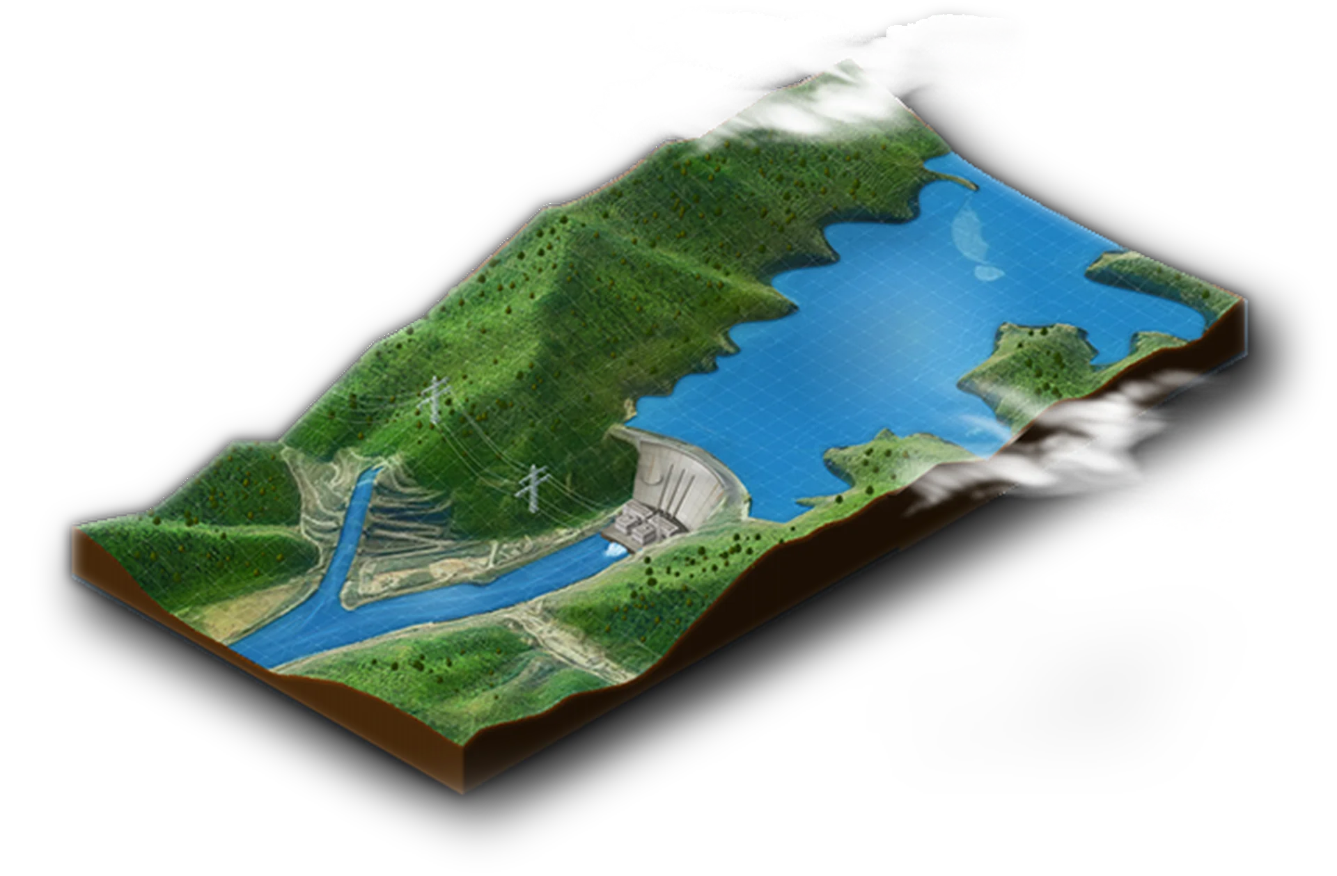 三峡流域示意图